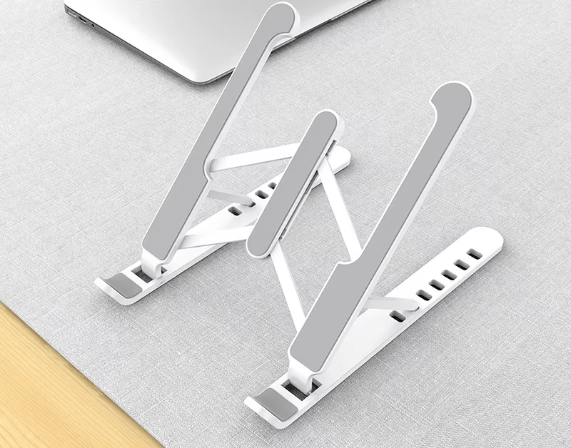 iDock Ergonomic Portable Foldable Height Width Adjustable Plastic Notebook Laptop Stand - iDock Laptopstand
