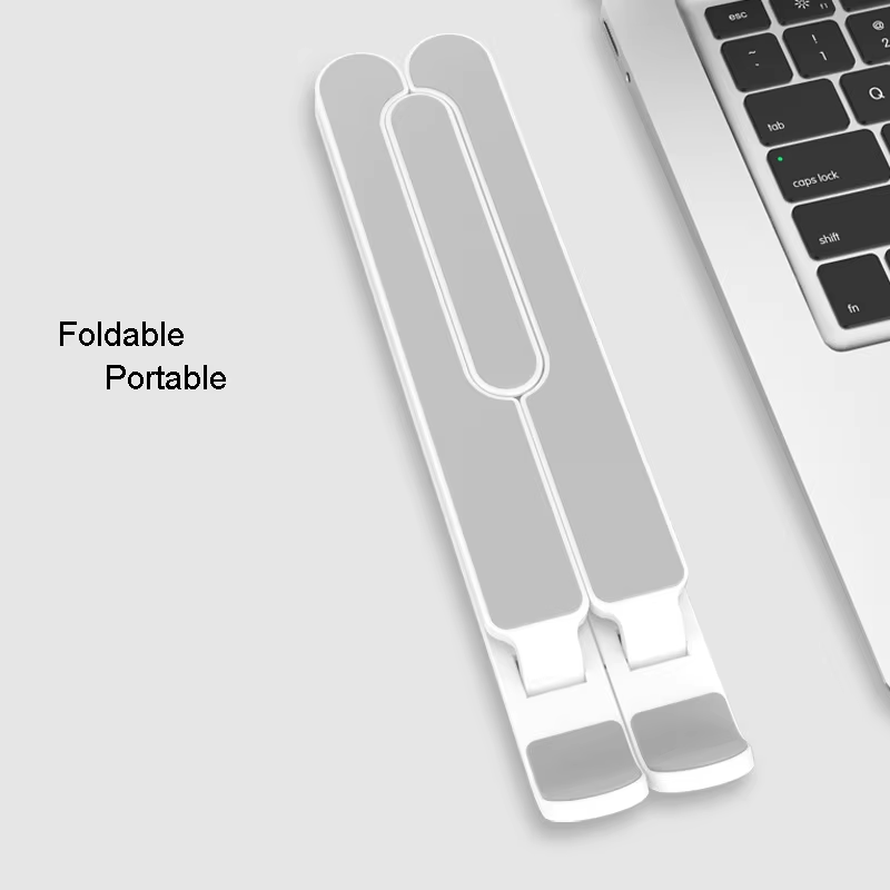 iDock Ergonomic Portable Foldable Height Width Adjustable Plastic Notebook Laptop Stand - iDock Laptopstand