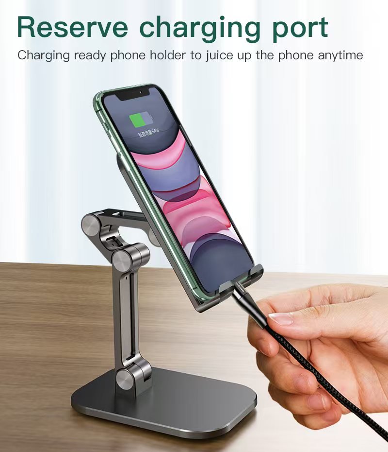 iDock Ergonomic Portable Folding Adjustable Height Angle Triangle Firm Design Multi - colors Phone Stand Tablet Holder - iDock Laptopstand