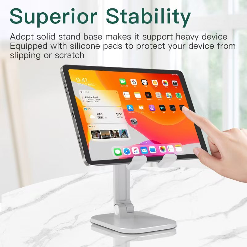 iDock Ergonomic Portable Folding Adjustable Height Angle Triangle Firm Design Multi - colors Phone Stand Tablet Holder - iDock Laptopstand