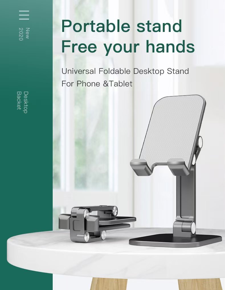 iDock Ergonomic Portable Folding Adjustable Height Angle Triangle Firm Design Multi - colors Phone Stand Tablet Holder - iDock Laptopstand