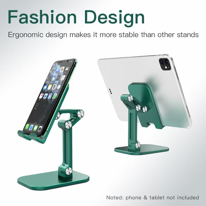iDock Ergonomic Portable Folding Adjustable Height Angle Triangle Firm Design Multi - colors Phone Stand Tablet Holder - iDock Laptopstand