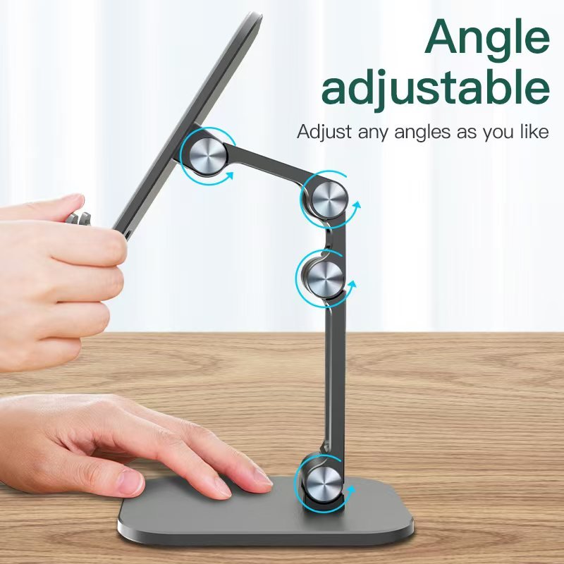 iDock Ergonomic Portable Folding Adjustable Height Angle Triangle Firm Design Multi - colors Phone Stand Tablet Holder - iDock Laptopstand