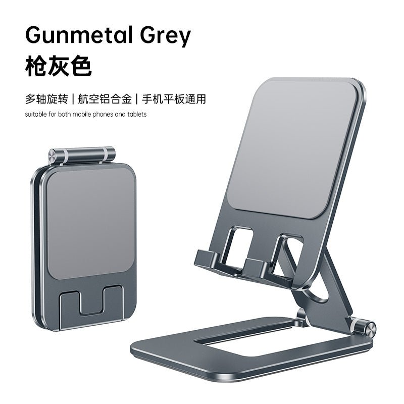 iDock Ergonomic Portable Folding Aluminum Alloy Phone Stand Adjustable Desktop Phone Holder - iDock Laptopstand
