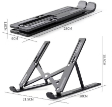 iDock Ergonomic Portable Folding Height Adjustable Plastic Desktop Laptop Stand Holder - iDock Laptopstand