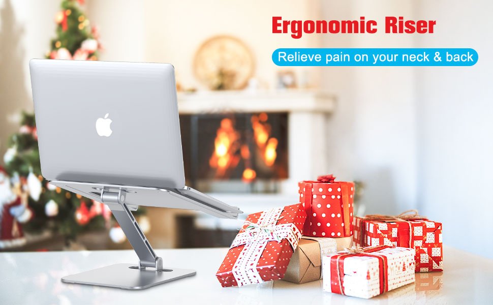 iDock Ergonomic Portable Folding Multi Angle Height Adjustable Laptop Stand Holder - iDock Laptopstand