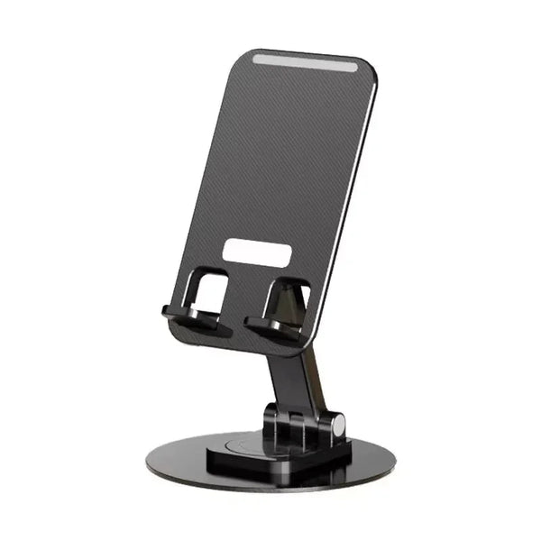 iDock Ergonomic Portable Fully Foldable Adjustable Height Desktop 360 Rotation Cell Phone Stand Aluminium Alloy Telescopic Holder - iDock Laptopstand