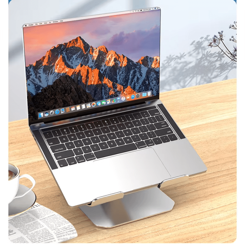 iDock Ergonomic Portable Height Angle Adjustable Notebook Stand Laptop Riser Holder - iDock Laptopstand