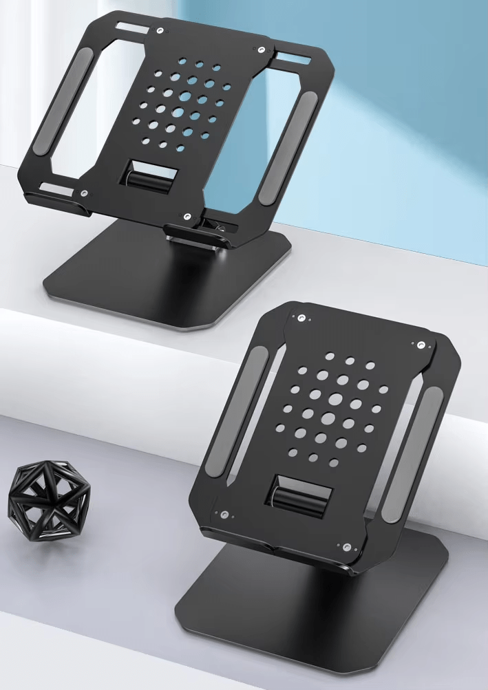 iDock Ergonomic Portable Height Angle Adjustable Notebook Stand Laptop Riser Holder - iDock Laptopstand