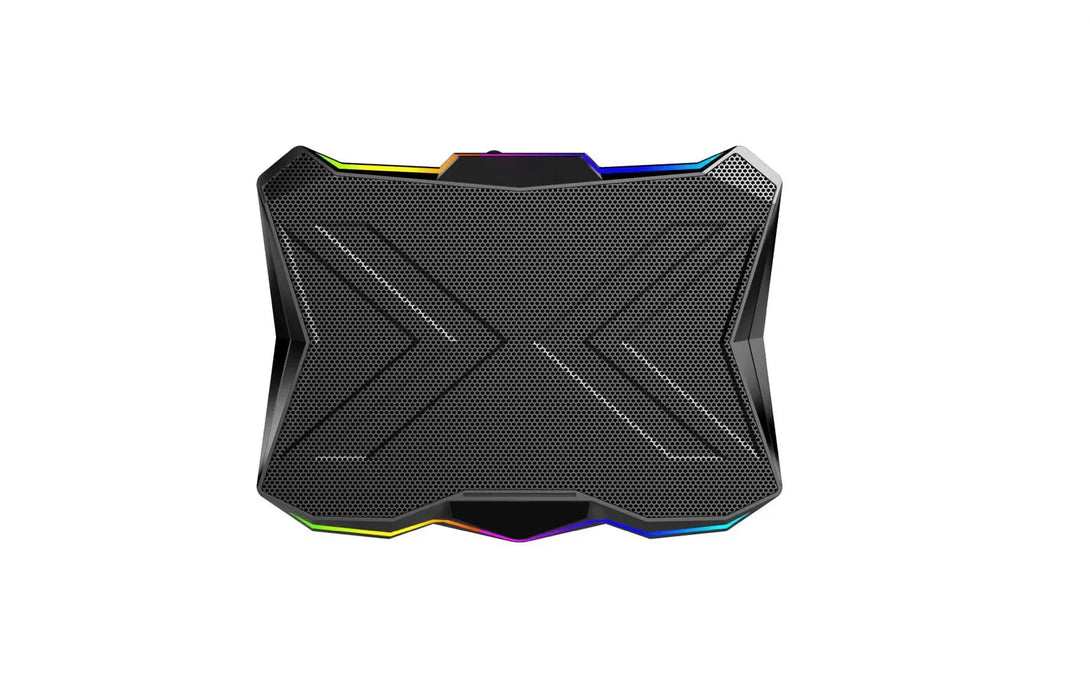 iDock Ergonomic Stable Gaming Laptop Cooler with RGB Height Adjustable with 2 USB HUB and Fan Laptop Cooling Pad - iDock Laptopstand