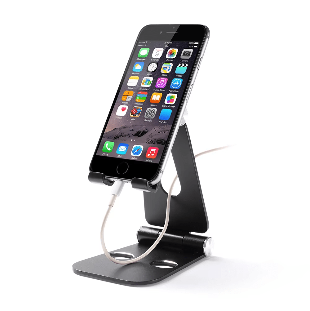iDock Ergonomic Universal Aluminum Alloy Desktop Anti - skip Office Foldable Adjustable Tablet Holder Phone Stand - iDock Laptopstand