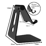 iDock Ergonomic Universal Metal Adjustable Custom Logo Office Phone Stand Holder - iDock Laptopstand