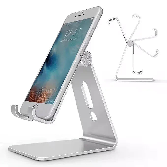 iDock Ergonomic Universal Metal Adjustable Custom Logo Office Phone Stand Holder - iDock Laptopstand