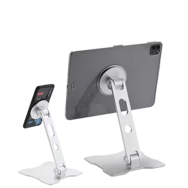 iDock Ergonomic Universal Portable Folding Aluminum Multi - Angle Adjustable Magnetic Phone Tablet Holder Stand for iPad - iDock Laptopstand