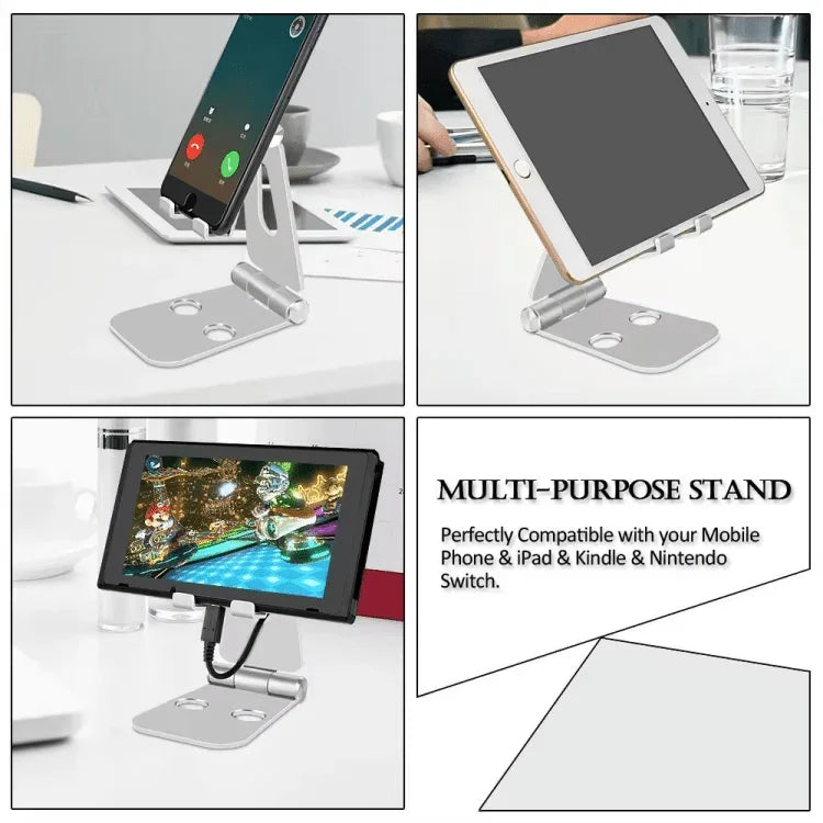 iDock Factory Hot Selling Portable Foldable Adjustable Aluminum Alloy Mobile Phone Holder Stand for iPhone - iDock Laptopstand