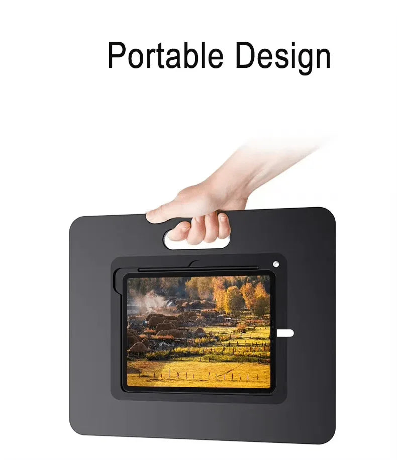iDock Folding Plastic Drawing iPad Holder Multi - Angle Adjustable Portable Tablet Desktop Stand For iPad - iDock Laptopstand