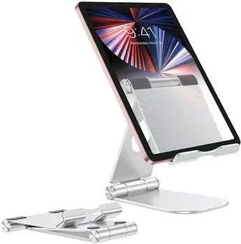 iDock Fully Foldable Adjustable Desktop Aluminum iPad Stand Tablet Holder Stand Compatible with New iPad - iDock Laptopstand