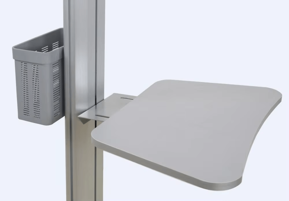 iDock Height Adjustable Computer Standing Desk Table Workstation Computer Mobile Cart - iDock Laptopstand