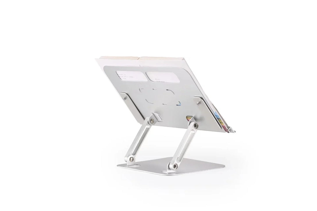 iDock Height Adjustable Foldable Portable Table Desktop Cook Book Reading Stand Holder - iDock Laptopstand