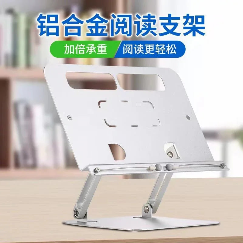 iDock Height Adjustable Foldable Portable Table Desktop Cook Book Reading Stand Holder - iDock Laptopstand