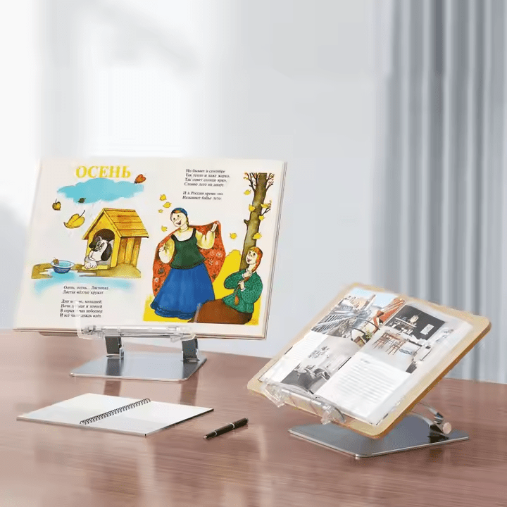 iDock Height Angle Adjustable Book Holder Stand For Kids And Adults Folding Book Stand Reading Stand For Books - iDock Laptopstand