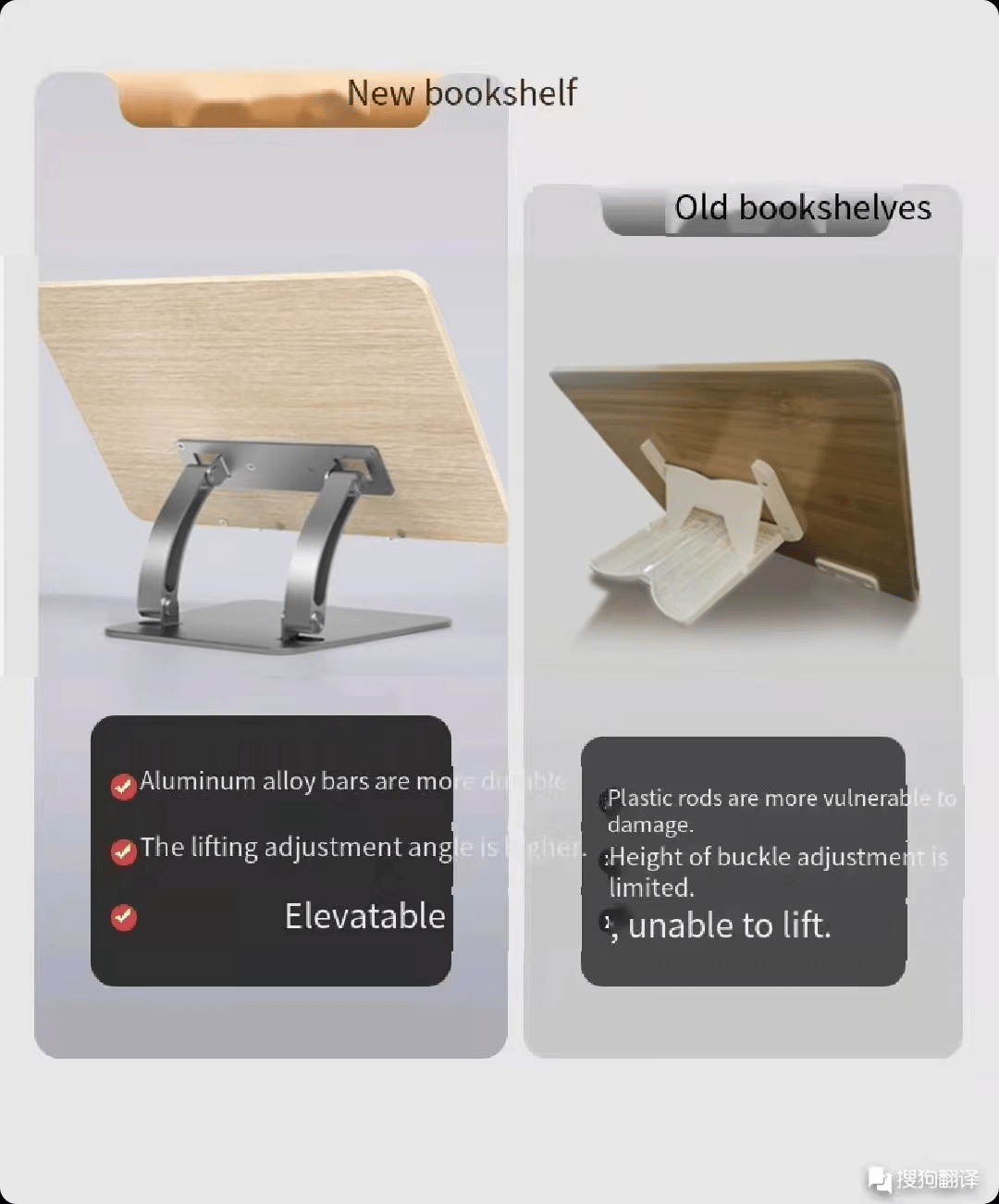 iDock Height Angle Adjustable Book Holder Stand For Kids And Adults Folding Book Stand Reading Stand For Books - iDock Laptopstand