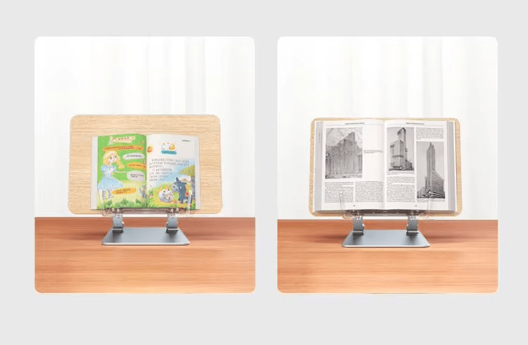 iDock Height Angle Adjustable Book Holder Stand For Kids And Adults Folding Book Stand Reading Stand For Books - iDock Laptopstand