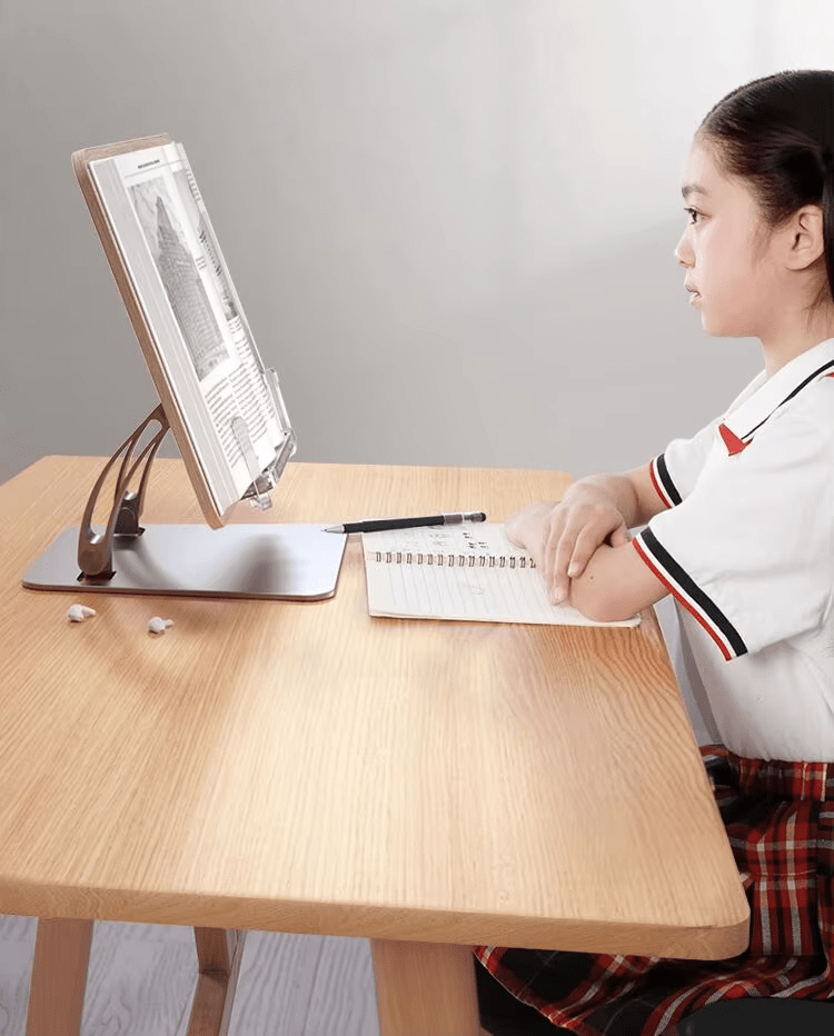 iDock Height Angle Adjustable Book Holder Stand For Kids And Adults Folding Book Stand Reading Stand For Books - iDock Laptopstand