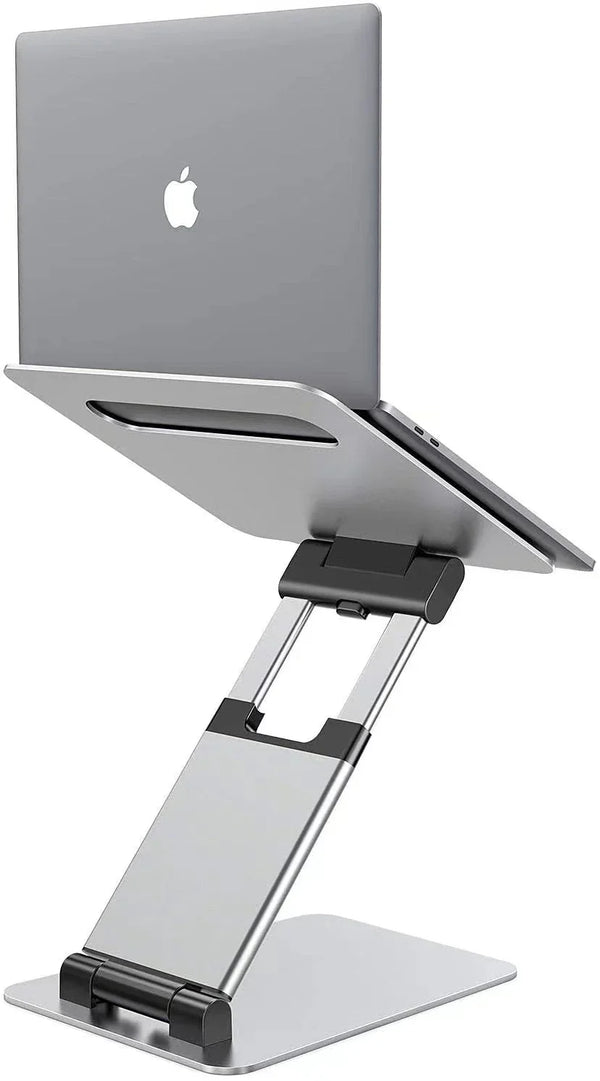 iDock Height Angle Adjustable Ergonomic Sit to Stand Laptop Holder Convertor Aluminum Laptop Stand - iDock Laptopstand