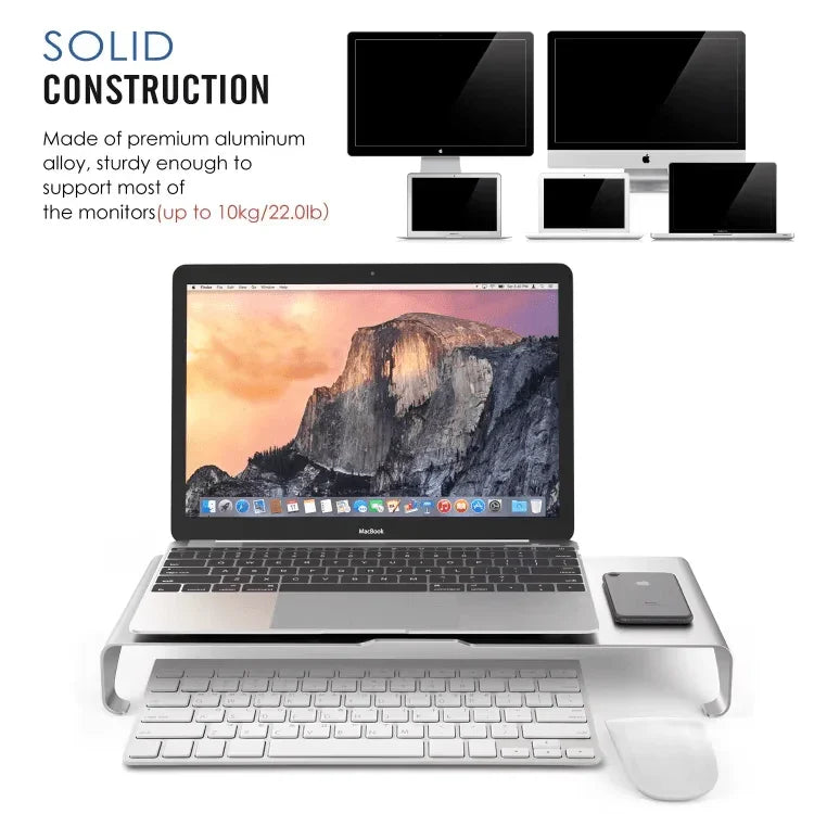 iDock High Quality Ergonomic Aluminum Laptop Computer Desk Monitor Stand - iDock Laptopstand
