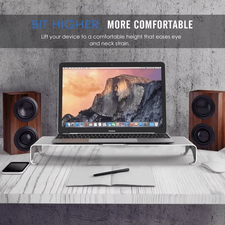 iDock High Quality Ergonomic Aluminum Laptop Computer Desk Monitor Stand - iDock Laptopstand