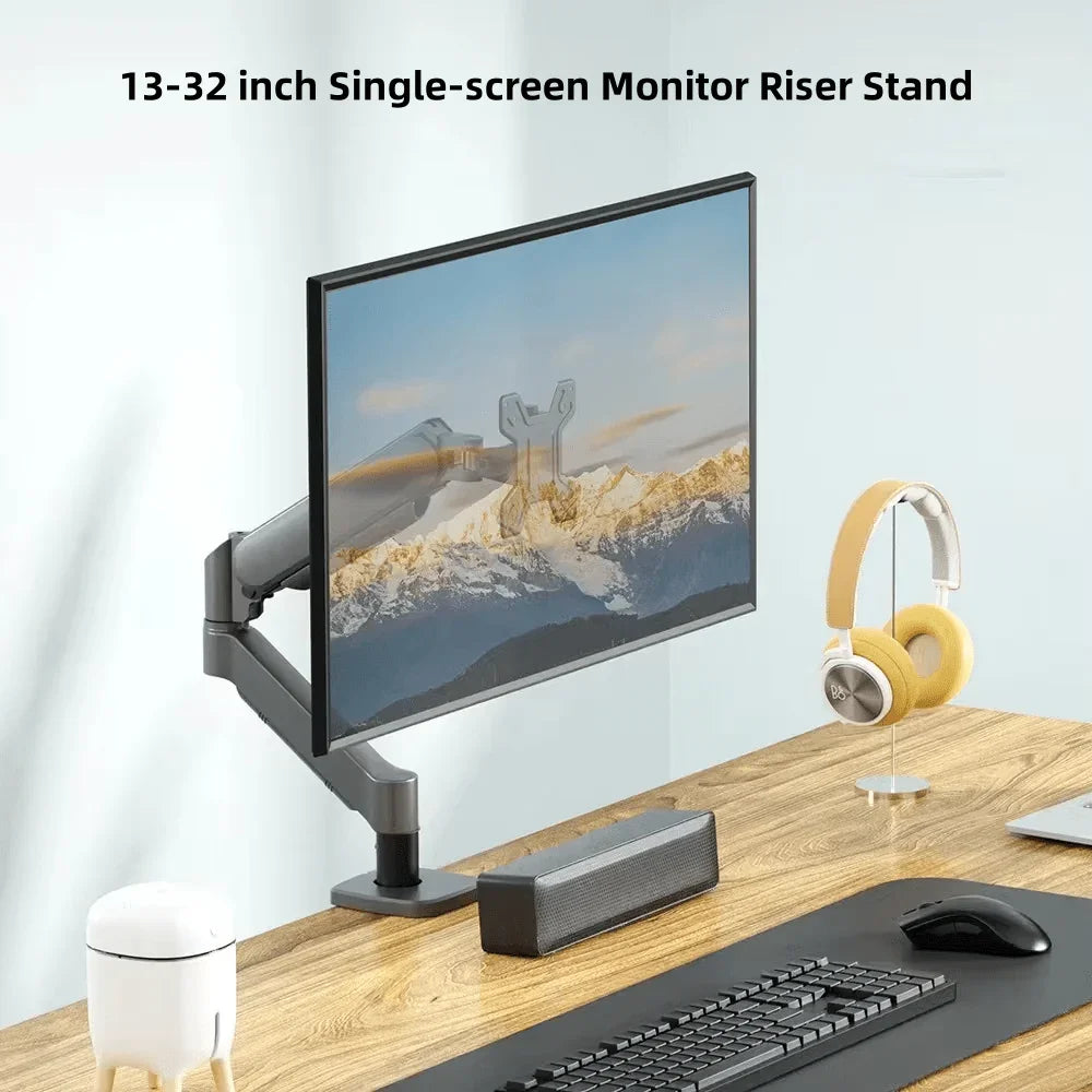iDock Home Office Desktop Adjustable Height and Angle Monitor Riser Stand Single - screen Mechanical Holder - iDock Laptopstand