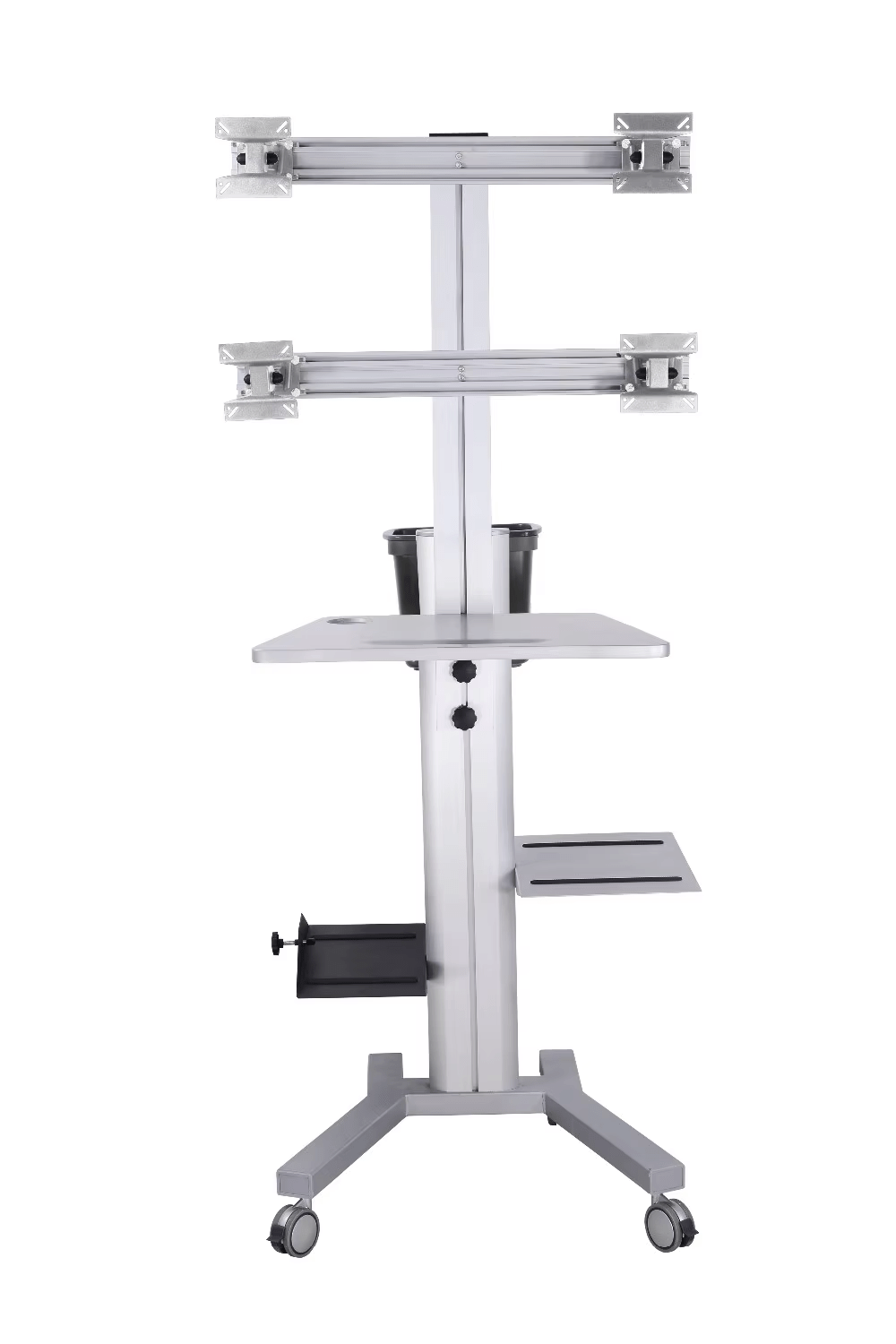 iDock Hospital Mobile Computer Workstation Cart with Wheels - iDock Laptopstand