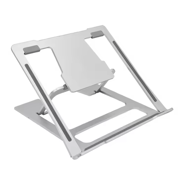 iDock Hot Sell Ergonomic Ventilated Aluminum 6 Level Adjustable Portable Laptop Riser Stand - iDock Laptopstand