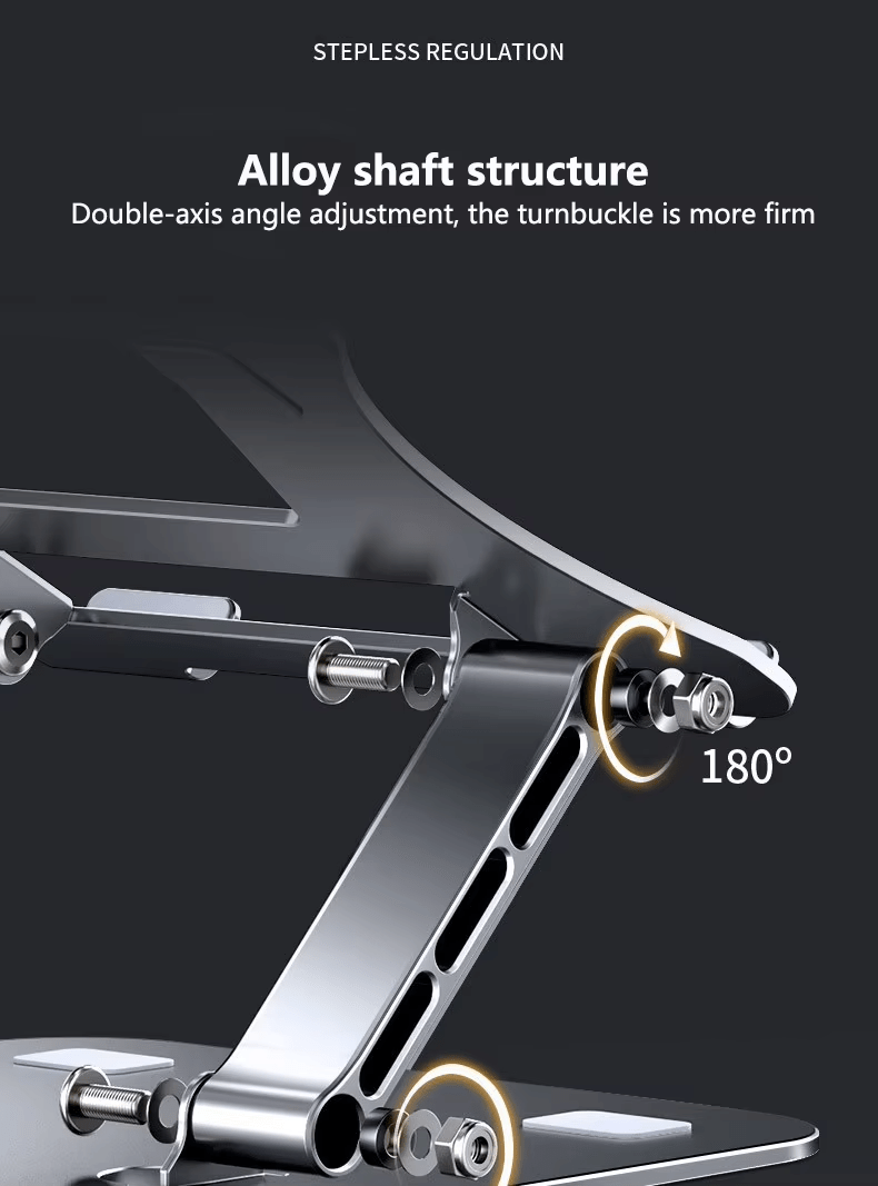 iDock Hot Selling Portable Folding Height Adjustable Aluminum Desktop Laptop Stand Holder - iDock Laptopstand