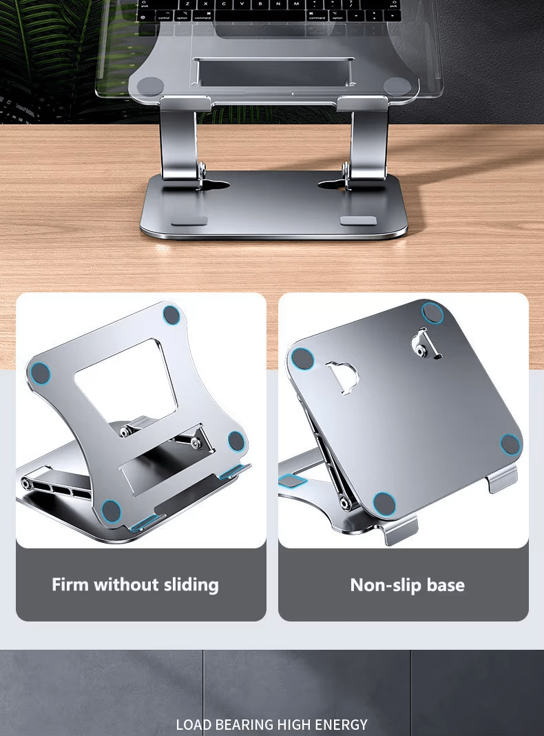 iDock Hot Selling Portable Folding Height Adjustable Aluminum Desktop Laptop Stand Holder - iDock Laptopstand