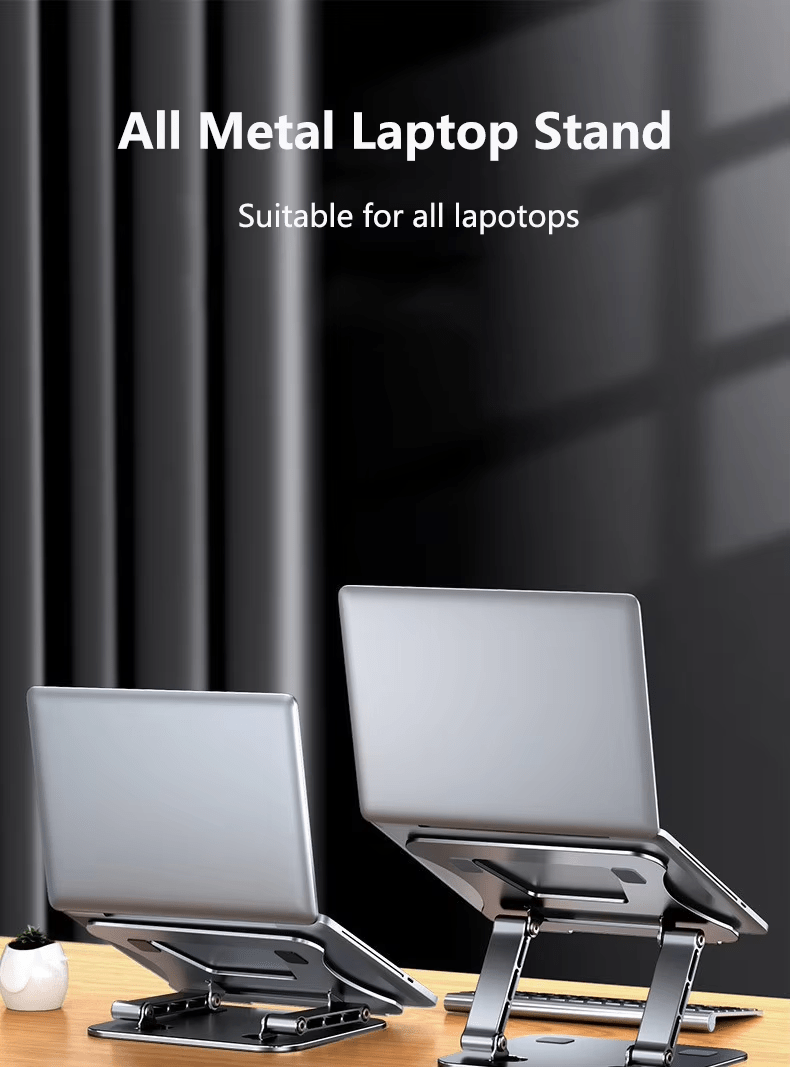 iDock Hot Selling Portable Folding Height Adjustable Aluminum Desktop Laptop Stand Holder - iDock Laptopstand