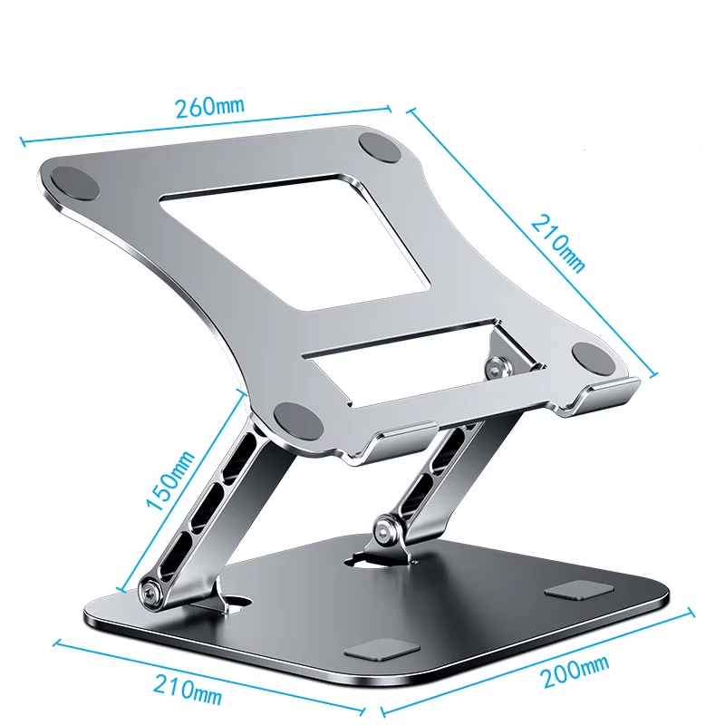 iDock Hot Selling Portable Folding Height Adjustable Aluminum Desktop Laptop Stand Holder - iDock Laptopstand
