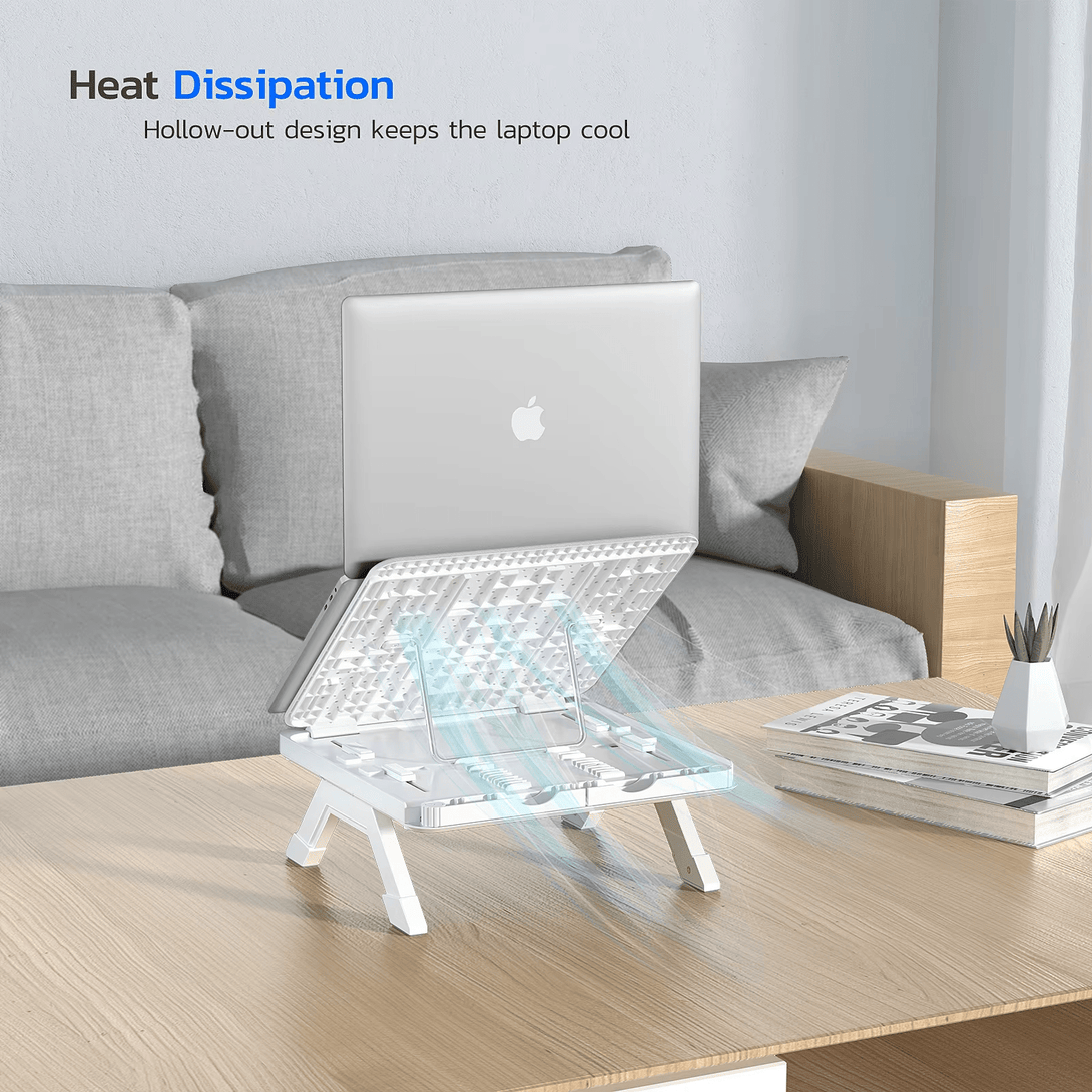 iDock Multi - functional Plastic Height Adjustable Foldable Holder Microphone Expansion Laptop Stand Phone Stand - iDock Laptopstand