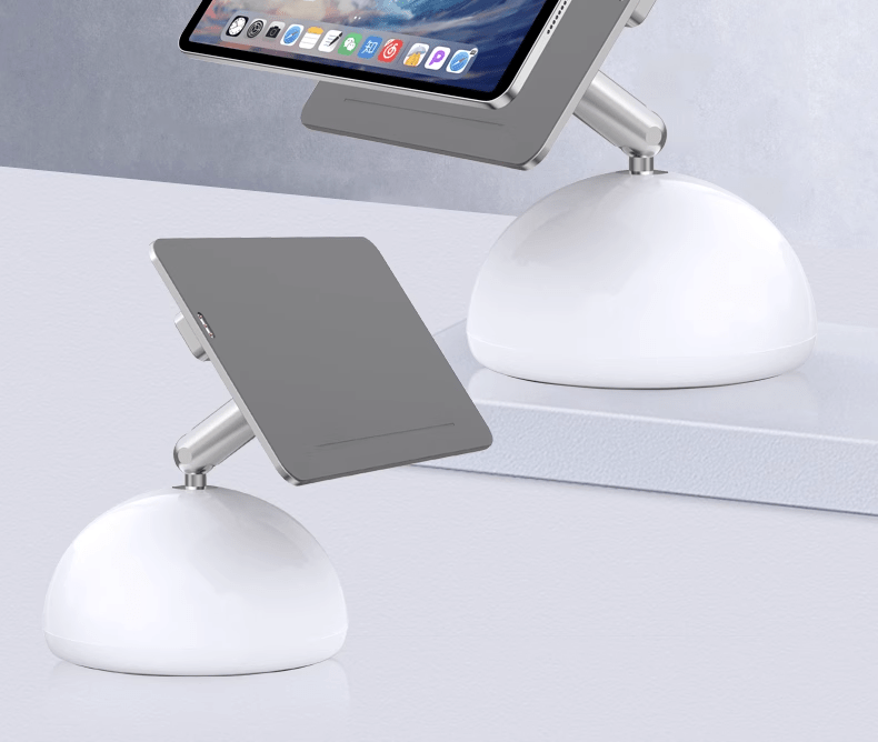 iDock New 360° Rotation Aluminum Alloy Desktop Magnetic iPad Wireless Touch Point Charger Stand Support for M2 and M4 - iDock Laptopstand