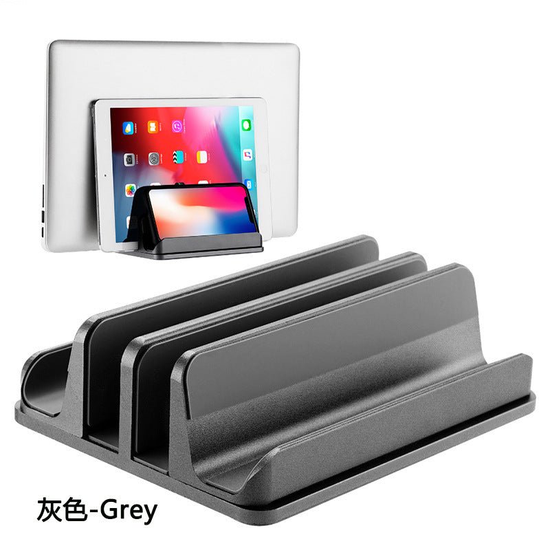 iDock Newly Designed 4 In 1 Up to 17.3 Inches 4 Slots Aluminum Width Adjustable Vertical Laptop Stand - iDock Laptopstand
