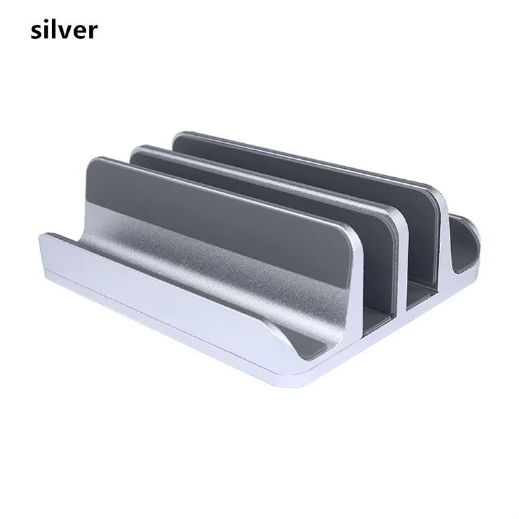 iDock Newly Designed 4 In 1 Up to 17.3 Inches 4 Slots Aluminum Width Adjustable Vertical Laptop Stand - iDock Laptopstand