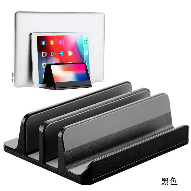 iDock Newly Designed 4 In 1 Up to 17.3 Inches 4 Slots Aluminum Width Adjustable Vertical Laptop Stand - iDock Laptopstand