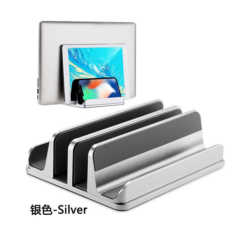 iDock Newly Designed 4 In 1 Up to 17.3 Inches 4 Slots Aluminum Width Adjustable Vertical Laptop Stand - iDock Laptopstand