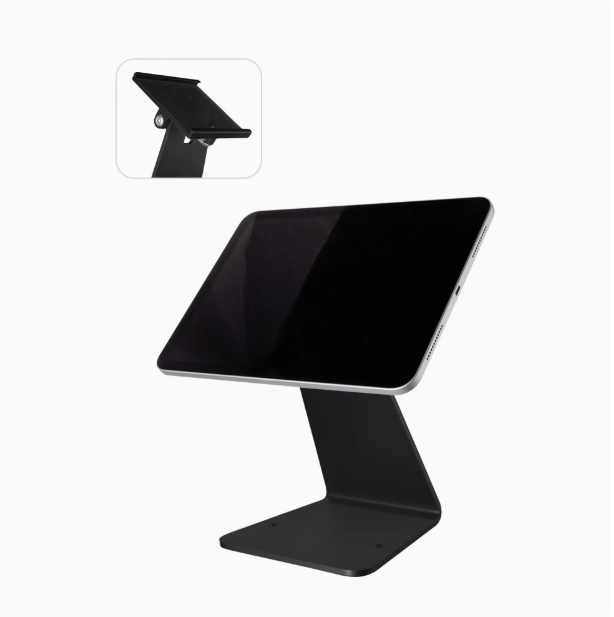 iDock Newly Tablet Cashier Stand Order Anti - theft Stand with Lock Face Recognition Desktop Aluminum Alloy Universal iPad Holder - iDock Laptopstand