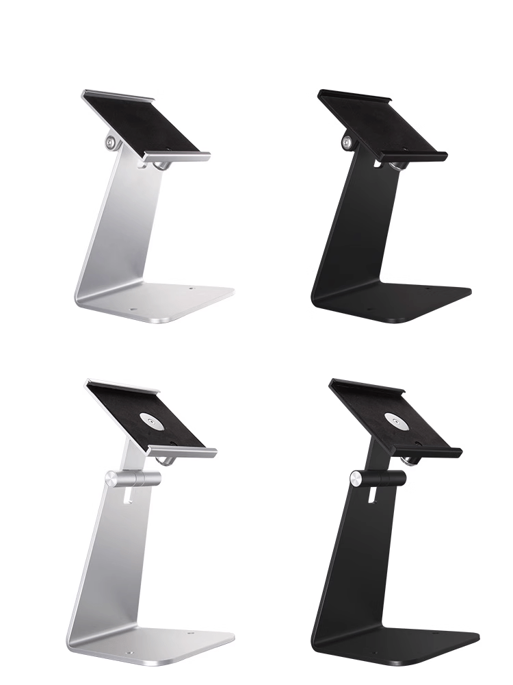 iDock Newly Tablet Cashier Stand Order Anti - theft Stand with Lock Face Recognition Desktop Aluminum Alloy Universal iPad Holder - iDock Laptopstand