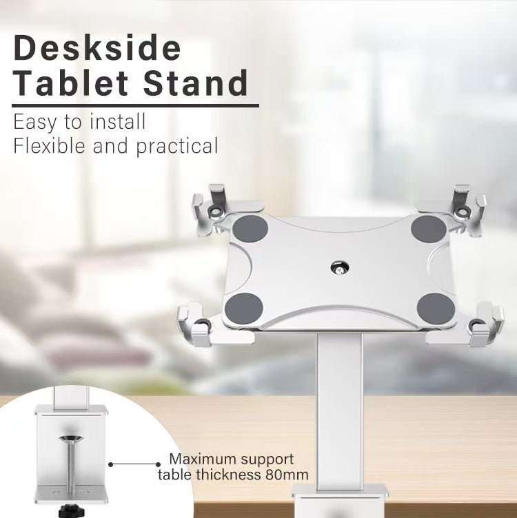 iDock Newly Upgraded Adjustable Angle Desktop Tablet Stand Aluminum Alloy Perforated iPad Holder Compatible with 10 - 13 Inches - iDock Laptopstand