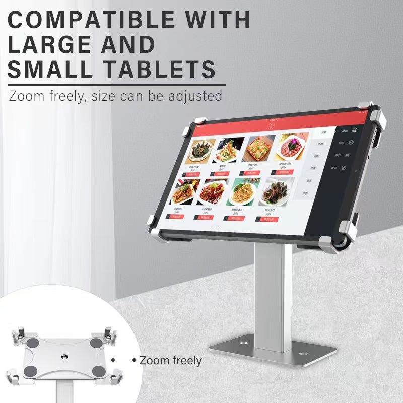 iDock Newly Upgraded Adjustable Angle Desktop Tablet Stand Aluminum Alloy Perforated iPad Holder Compatible with 10 - 13 Inches - iDock Laptopstand