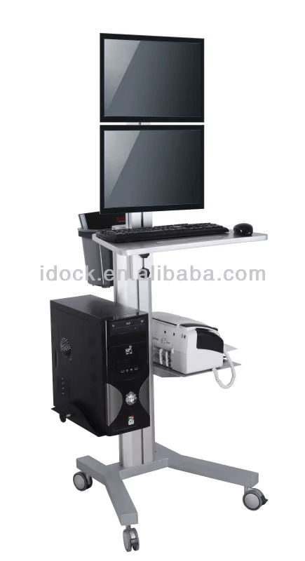 iDock PC Mobile Computer Cart Computer Table Laptop Table - iDock Laptopstand
