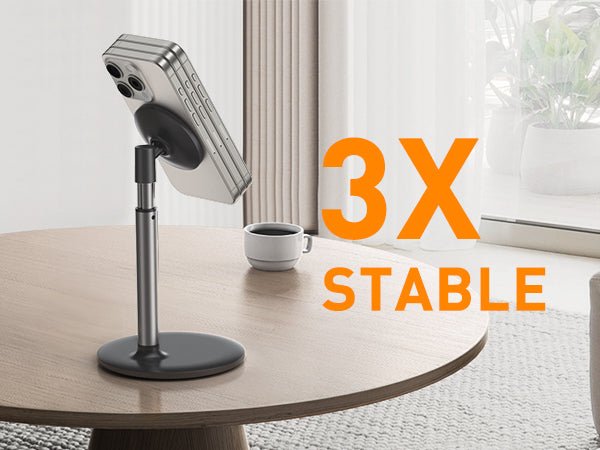 iDock Portable 360° Rotation Height Adjustable Magnetic Phone Holder - iDock Laptopstand